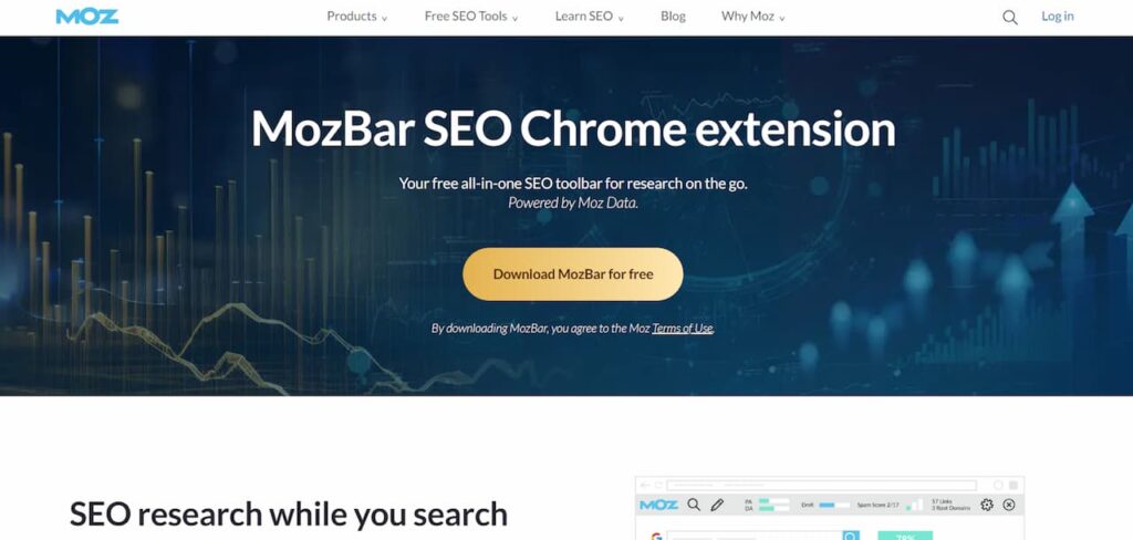 MozBar page